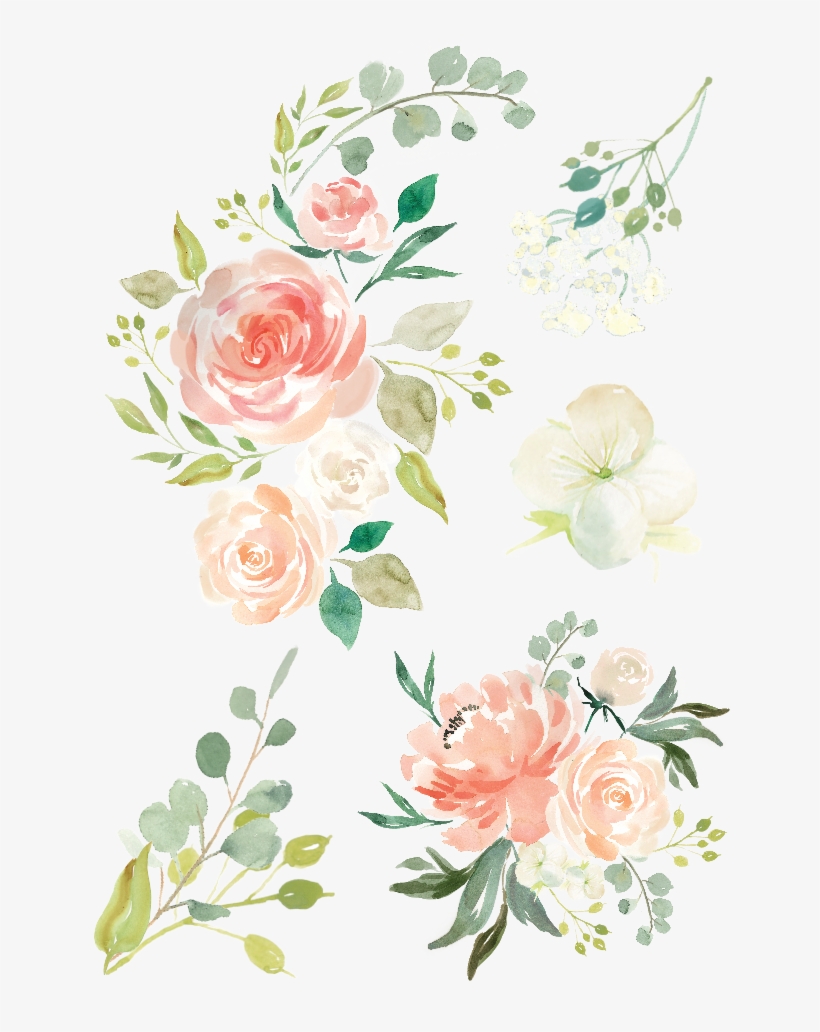 Image Watercolor Animal Jam Clip Freeuse Download - Hand Drawn Flowers Png, transparent png