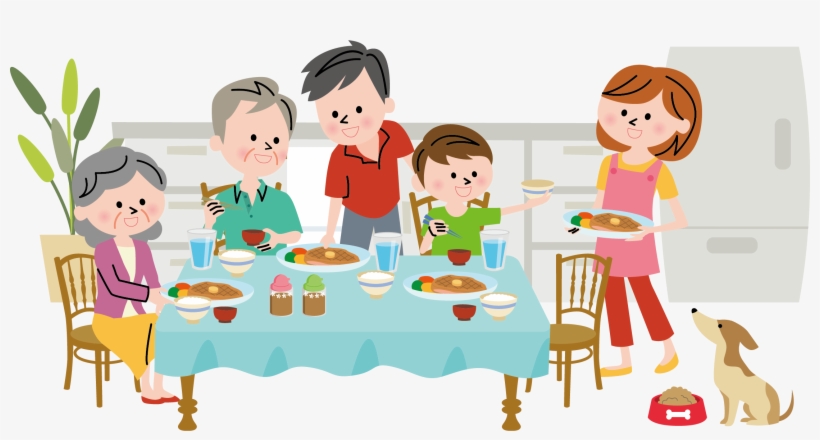 Dinner Clip Art Transprent Png Free - Family Dinner Clipart Free, transparent png