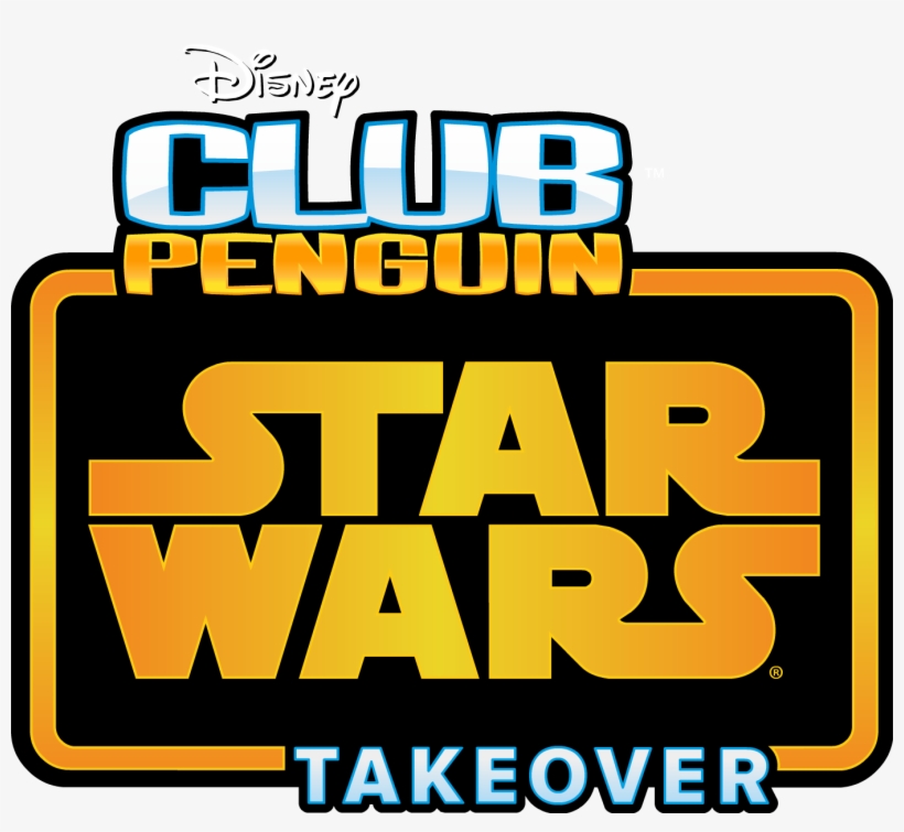 A Red Star Wars Blast Png Clip Royalty Free - Club Penguin Star Wars Logo, transparent png