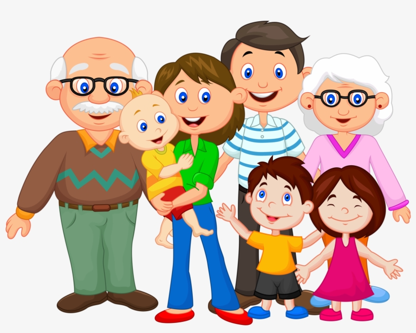 Family Cartoon Png - Family Clipart Png, transparent png