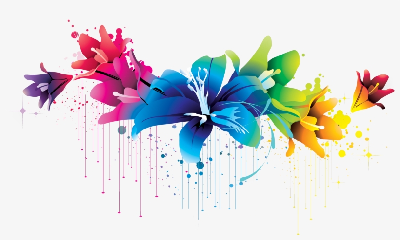 Flowers Png - Colorful Flowers Png, transparent png