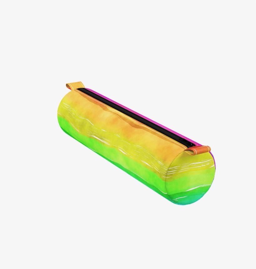 Rainbow Watercolor Pencil Case - Bag, transparent png