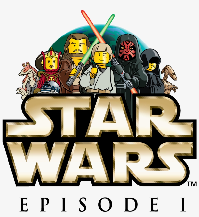 Lego Star Wars Episode 1 Logo - Star Wars - 1004x1045 PNG Download - PNGkit