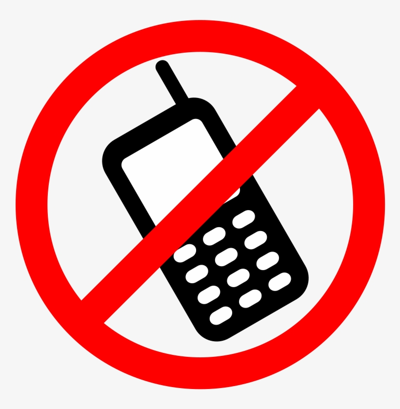 No Cell Phones Allowed Clipart Png For Web, transparent png