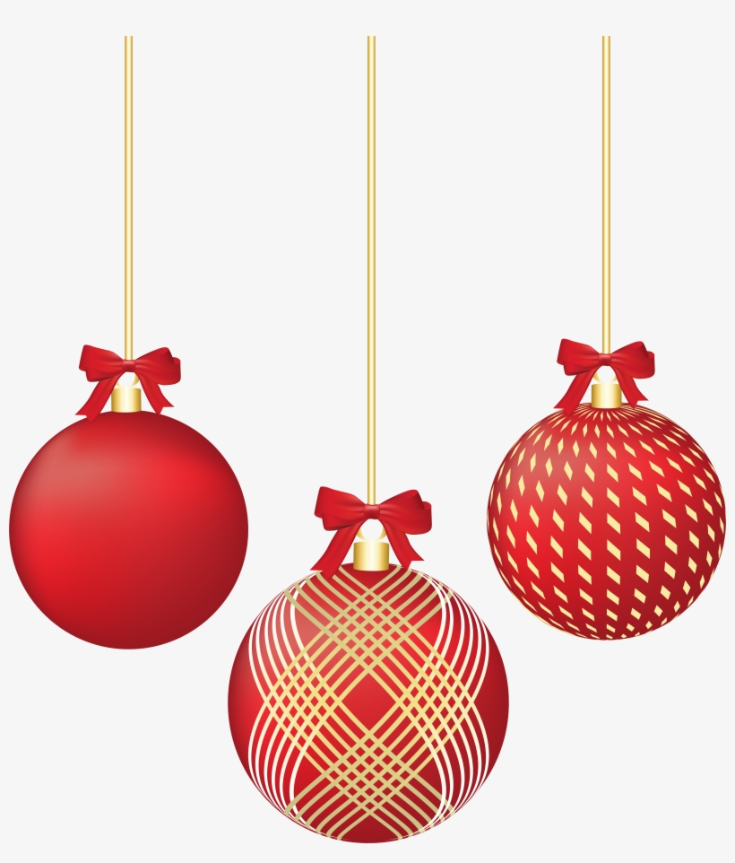 Red Christmas Ornament Png, transparent png
