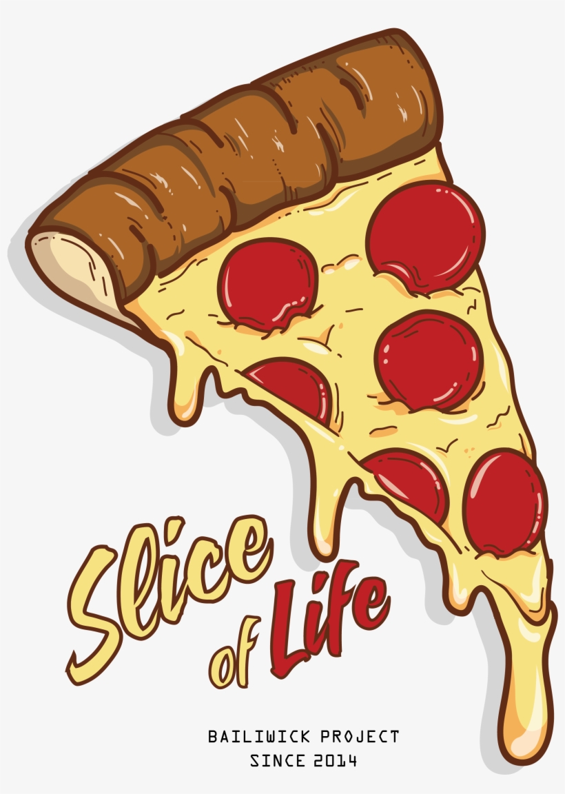 Slice Of Life - Rebanada De Pizza Animada, transparent png