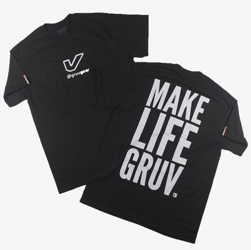 "make Life Gruv" Logo Tee - Logo, transparent png
