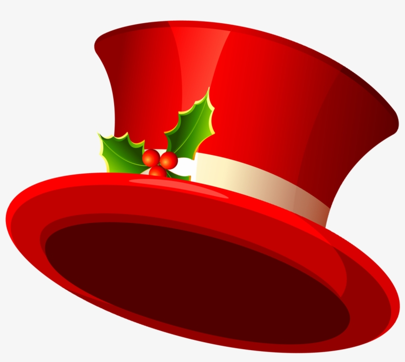 Christmas Top Hat Png Clipart Gallery Yopriceville - Christmas Top Hat Transparent, transparent png