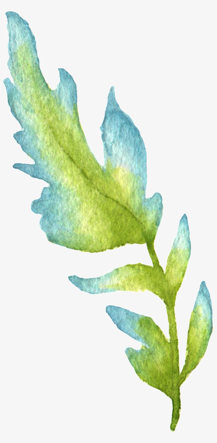 Blue Fire Branches And Leaves Transparent Decorative - Blue, transparent png