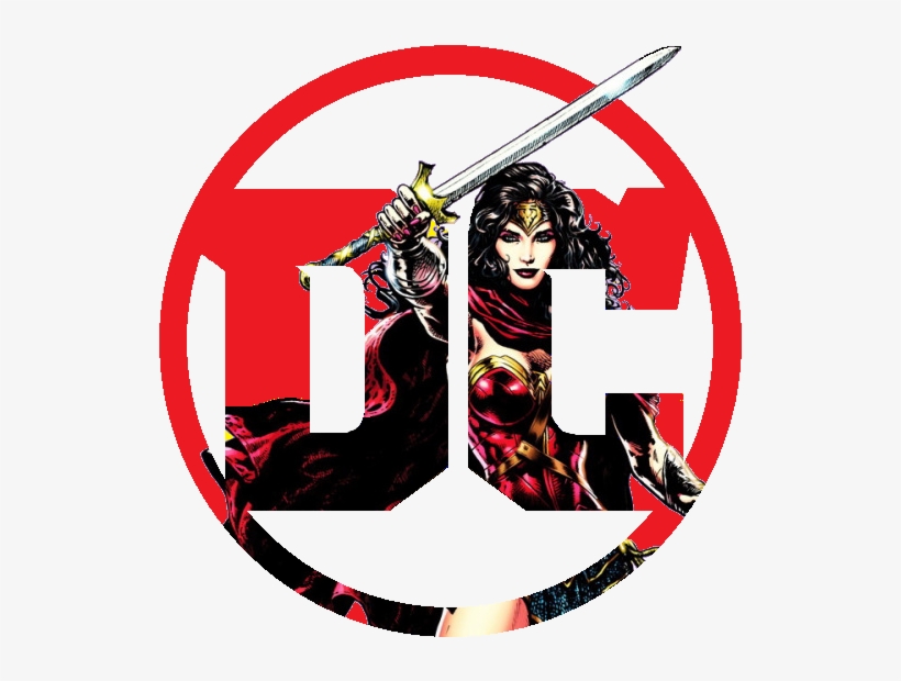 Dc Logo For Wonder Woman - Justice League Dc Logo, transparent png