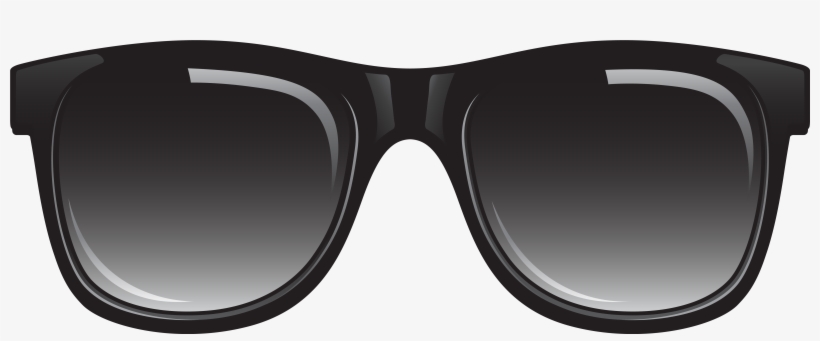 Black Sunglasses Png Clipart Image - Ray Ban Sunglasses Png, transparent png