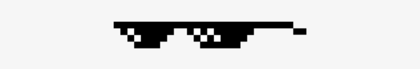 Deal With It Glasses Small - Thug Life Glasses Png, transparent png