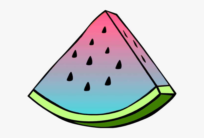 Watermelon Watercolor Watermelonwatercolor Tumblrfreeto - Watermelon Clip Art, transparent png