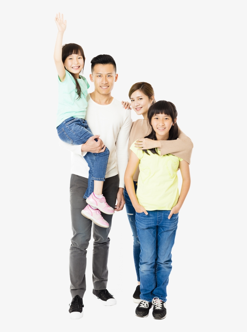 Family Standing Together - Family, transparent png