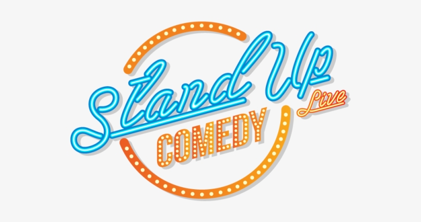 Neon Lights Effect Stand Up Comedy Live , Stand Up - Stand Up Comedy Png, transparent png