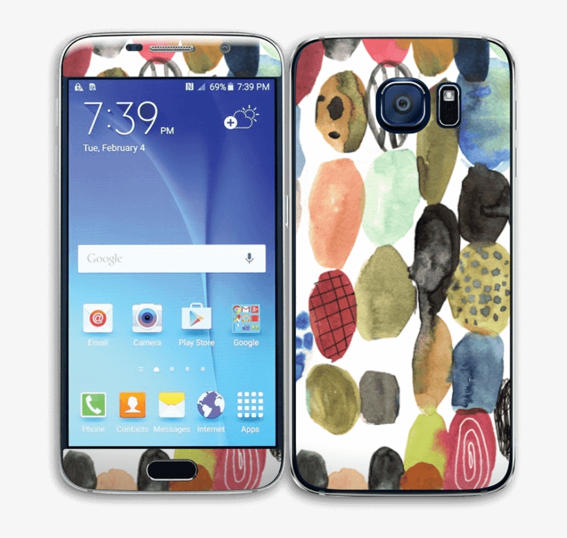 Dots Watercolor - Samsung Galaxy S5 Neo - 16 Gb - Silver - Unlocked, transparent png