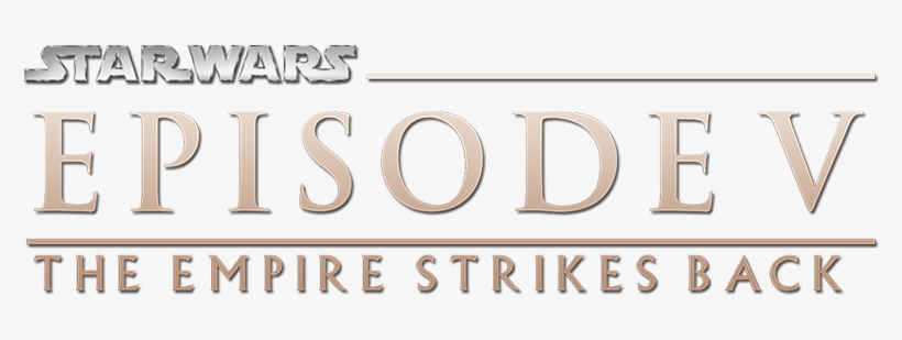Star Wars Episode V Alternate Logo - Star Wars Episode I The Phantom Menace Logo, transparent png
