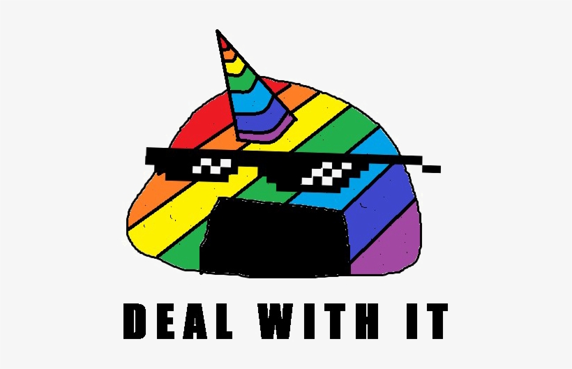 Deal With It Pixel Sunglasses Png High-quality Image - Portable Network Graphics, transparent png