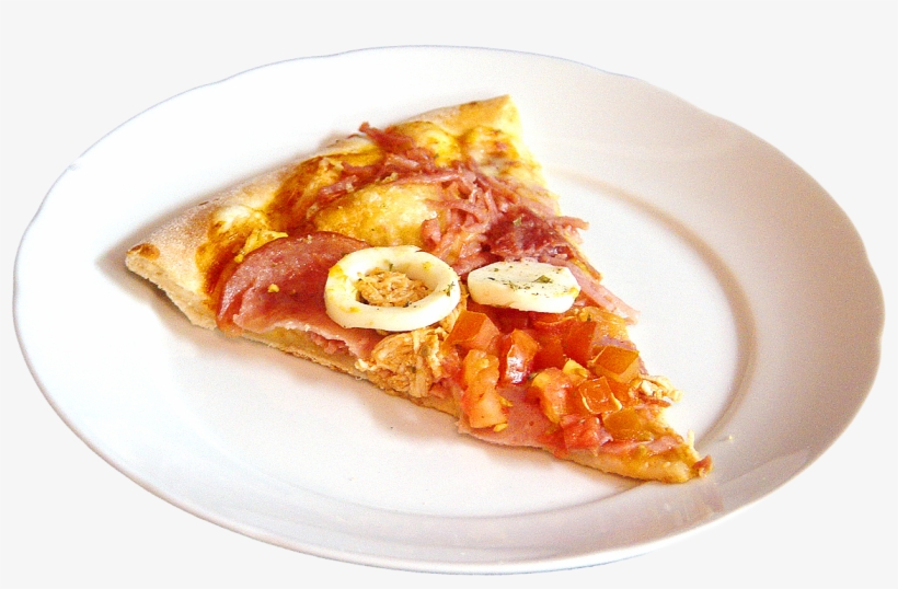 Pizza On A Plate Png, transparent png