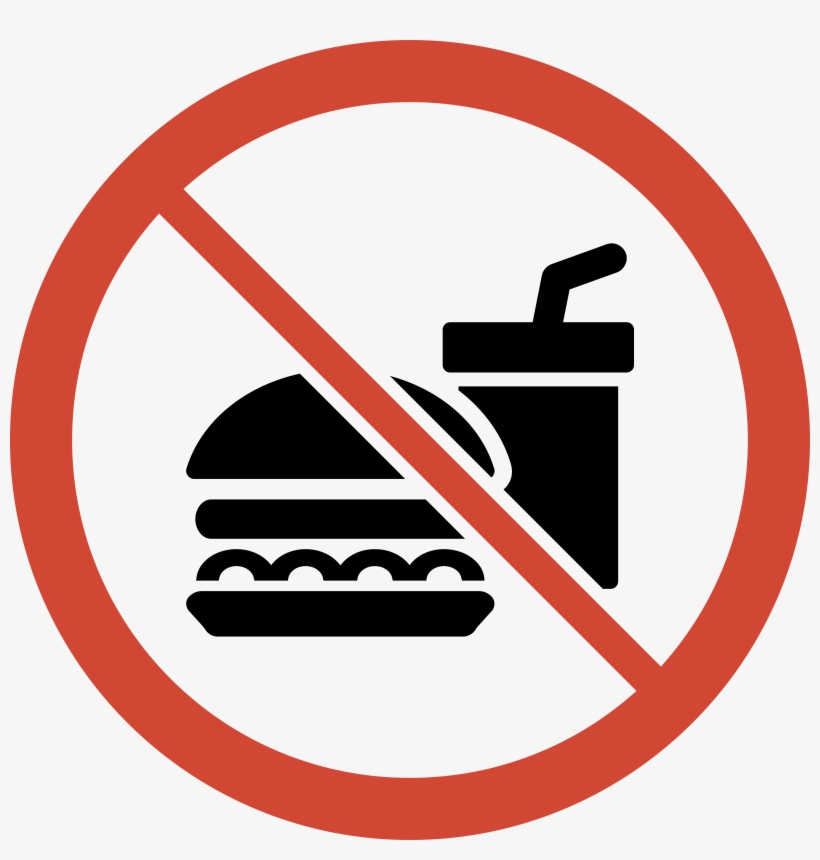 This Free Icons Png Design Of No Food Or Drink Sign, transparent png
