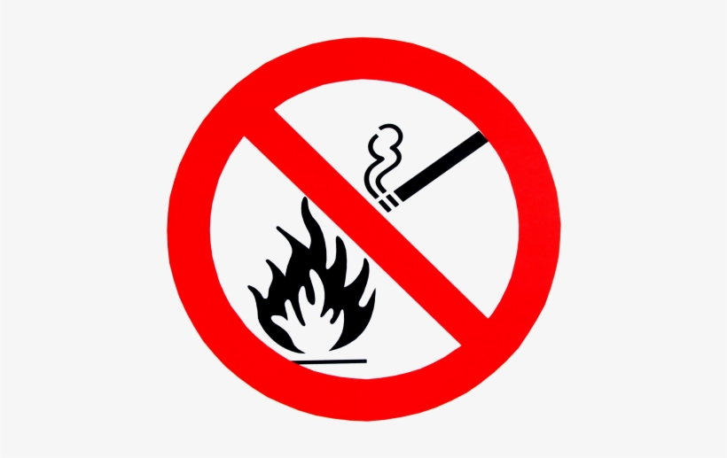 Download No Smoking No Fire Sign Png Image - Verboden Te Roken, transparent png