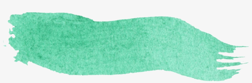 Transparent Watercolor Green - Green Watercolor Brush Png, transparent png