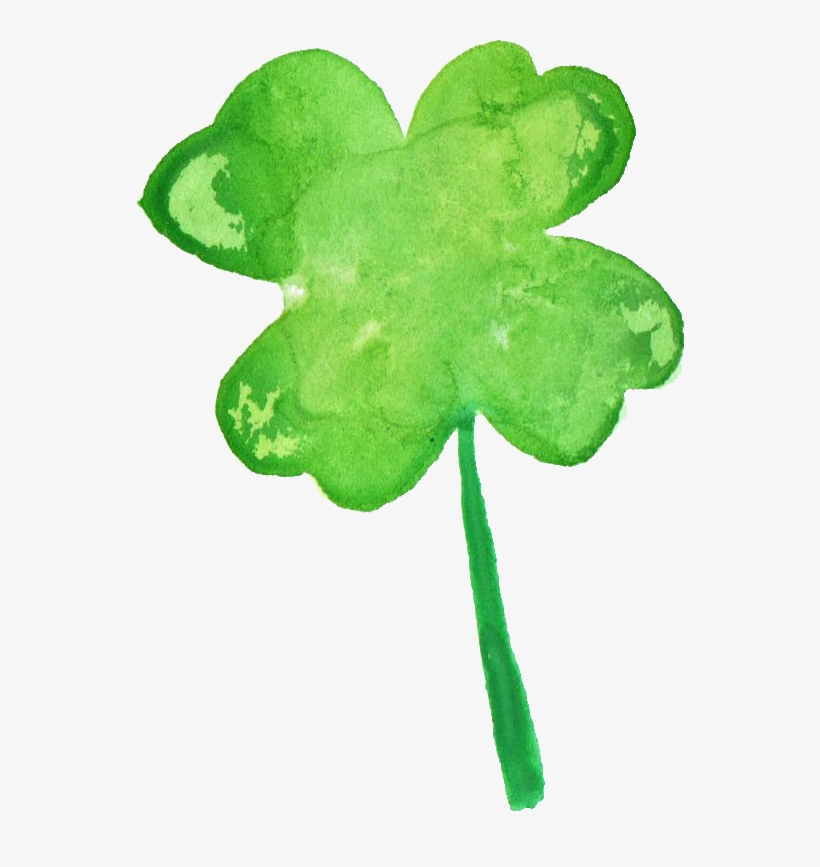 Free Download - Clover Watercolor Png, transparent png