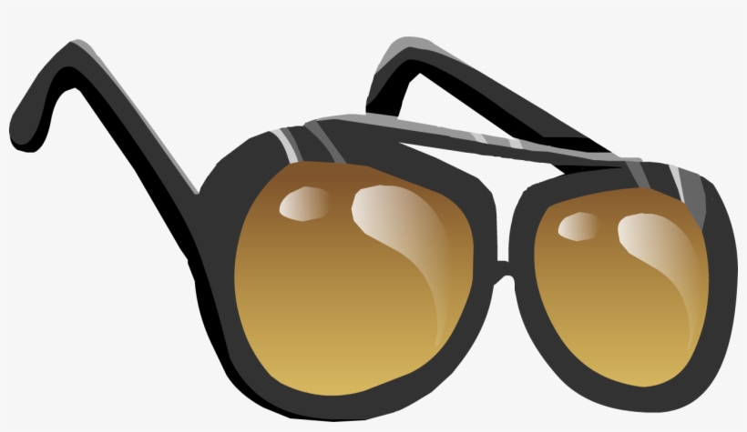 Aviator Sunglasses - Sun Glasses Club Penguin, transparent png