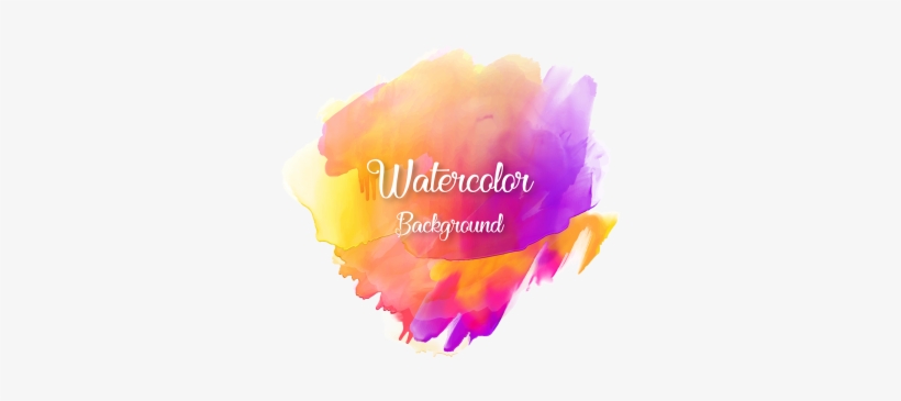 Colorful Abstract Watercolor Background With Typography, - Watercolor Painting, transparent png