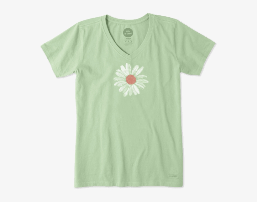 Life Is Good. Women's Crusher Vee: Mostly Sunny - Fresh, transparent png