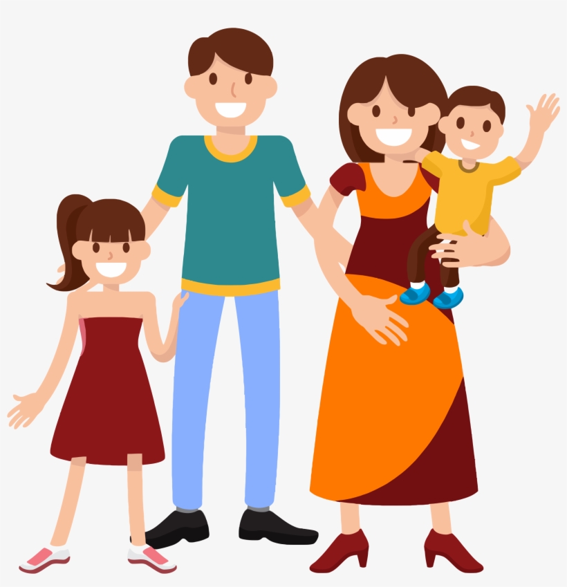 This Free Icons Png Design Of Very Happy Smiling Family, transparent png