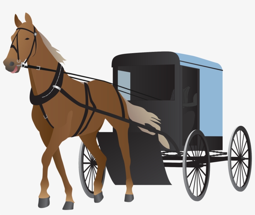 This Free Icons Png Design Of Amish Buggy And Horse, transparent png
