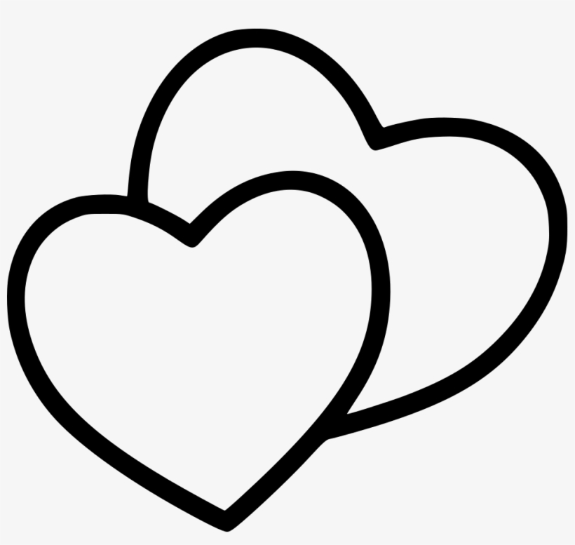 Heart Two Couple Love Valentine Comments - Icon, transparent png