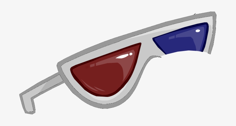 2013 3d Glasses - Club Penguin Pixel Glass, transparent png