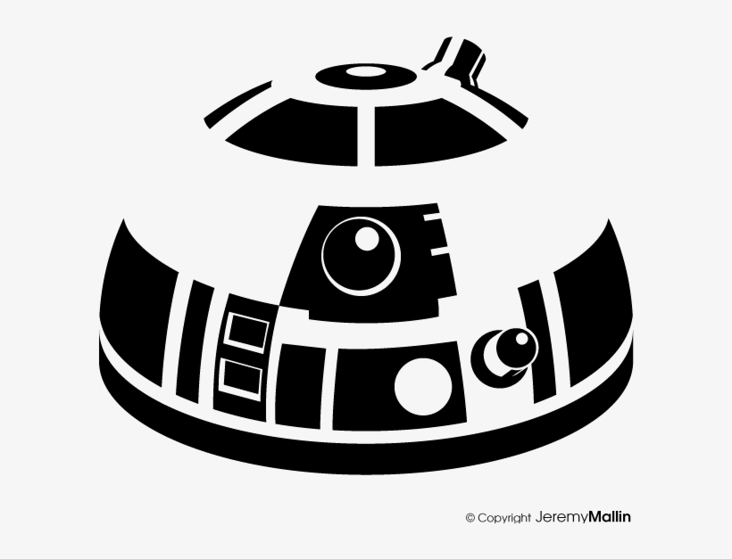 Artoo Logo By Jeremymallin On Deviantart - R2d2 Silhouette, transparent png