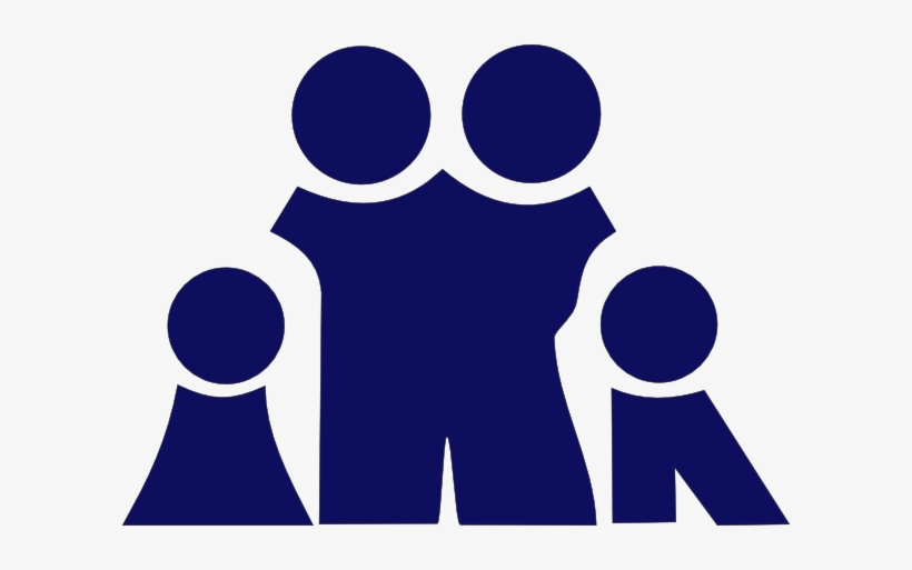 Blue Family Png Clip Art, transparent png