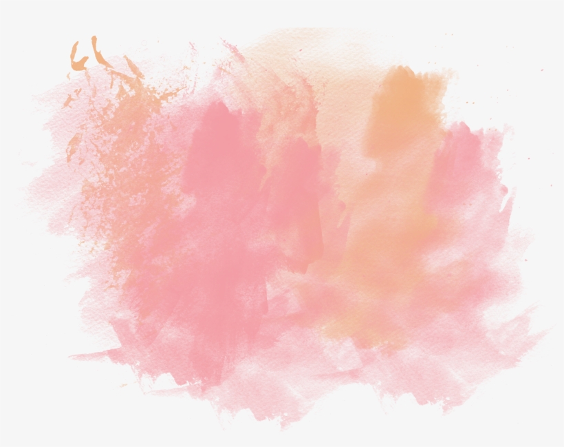 Wedding Photography Clip Library - Watercolor Splash Peach Png, transparent png