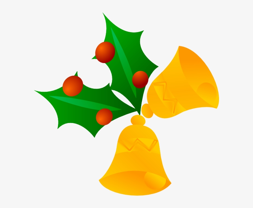 Christmas Flowers Clip Art Free Cliparts Jpg Royalty - Jingle Bells Clip Art, transparent png
