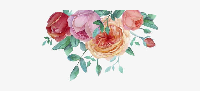 Purple Watercolor Flower Png - Decoration Flowers Watercolor Png, transparent png
