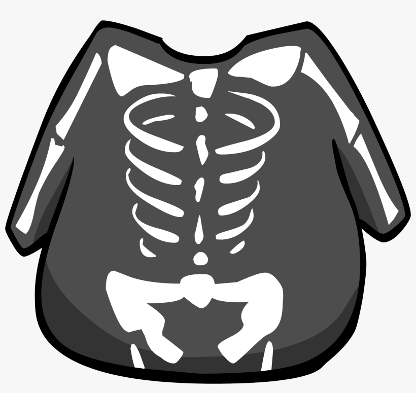 Skeleton - Png - Ropa De Club Penguin Png, transparent png