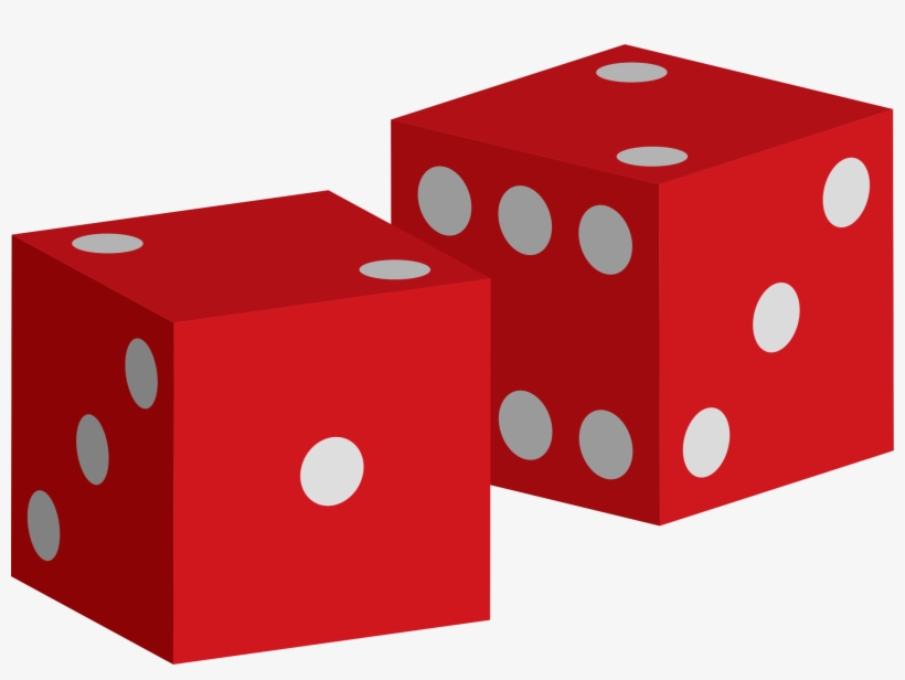 Transparent Download Two Red Big Image Png - Red Dice Clipart, transparent png