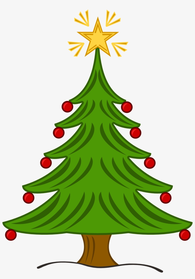 Christmas Tree Clip Art Panda Free Images - Christmas Tree Clipart Png, transparent png