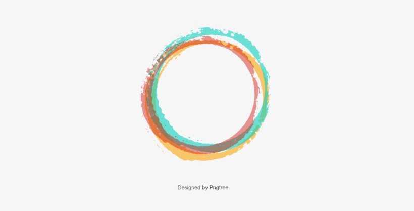 Abstract Colorful Border, Watercolor Border, Watercolor - Indonesian Medical Association, transparent png