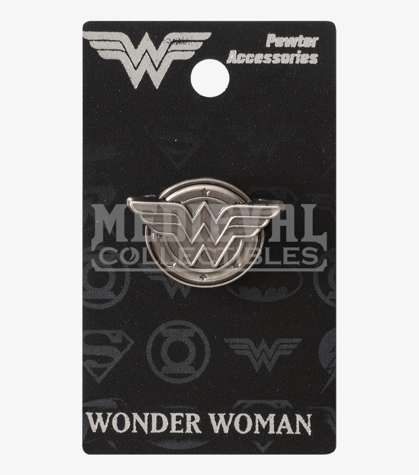 Wonder Woman Logo Lapel Pin - Wonder Woman Logo 1" Pewter Lapel Pin 45217, transparent png