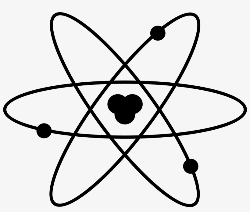 This Free Icons Png Design Of Atom Black, transparent png