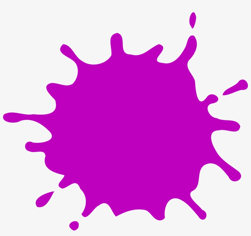 This Free Icons Png Design Of Purple Splat, transparent png