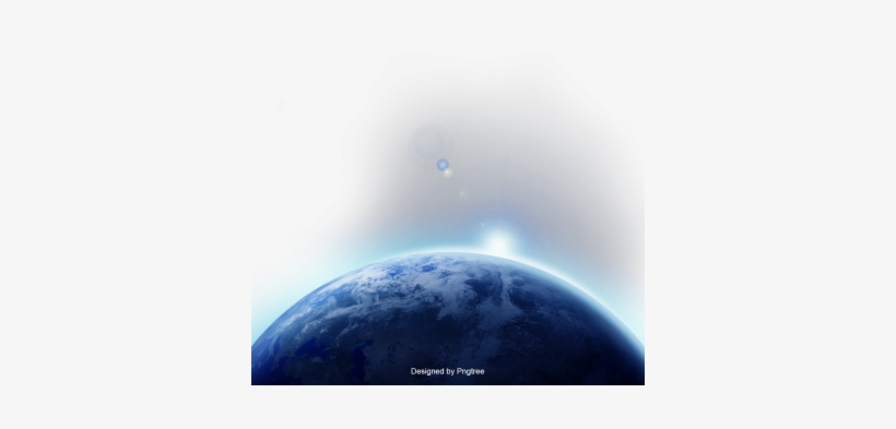 Sunrise In Space With Light Effect, Globe Navigational - Space Png, transparent png