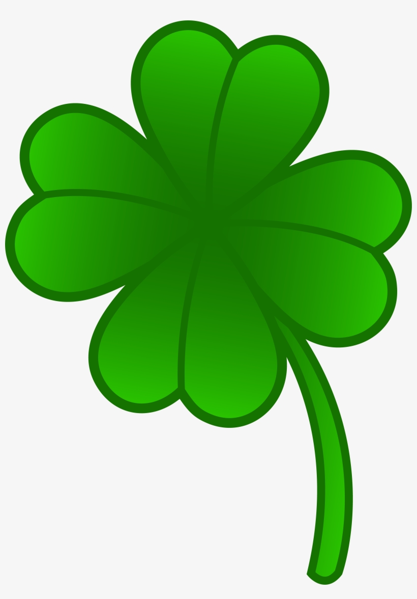Unparalleled Four Leaf Clover Pic Green Free Clip Art - Clover Transparent Background, transparent png