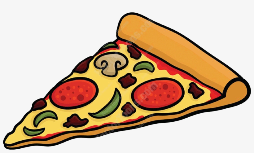 Graphic Royalty Free Download Collection Big High Quality - Slice Of Pizza Cartoon, transparent png