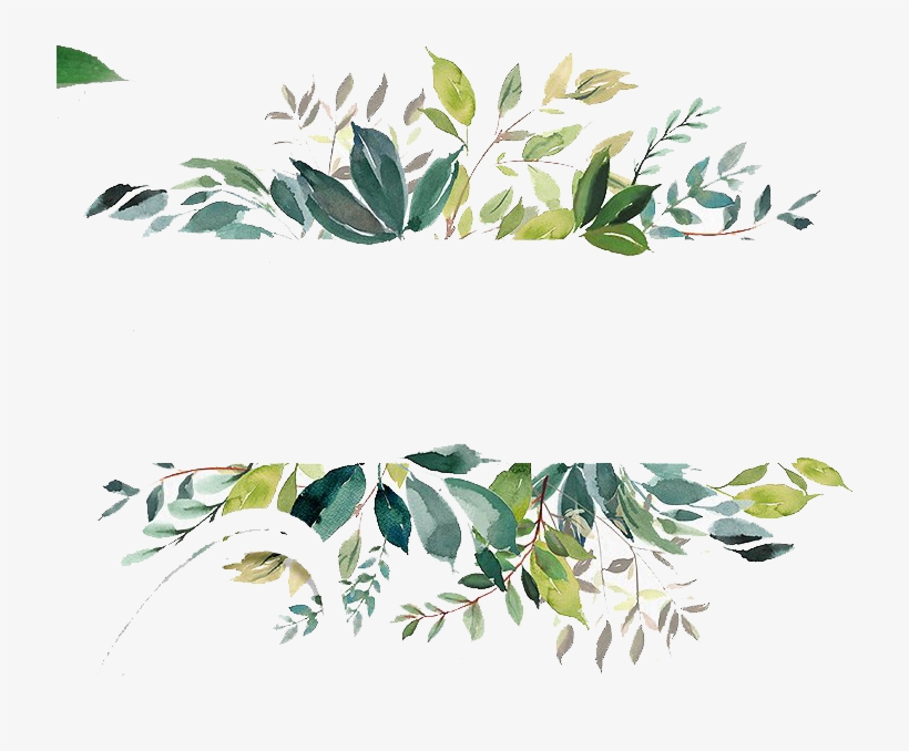 Free Watercolor Leaves Banner - Foliage Watercolour Png, transparent png